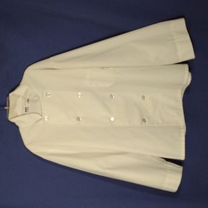 Ñew man's white chef's coat L-46
